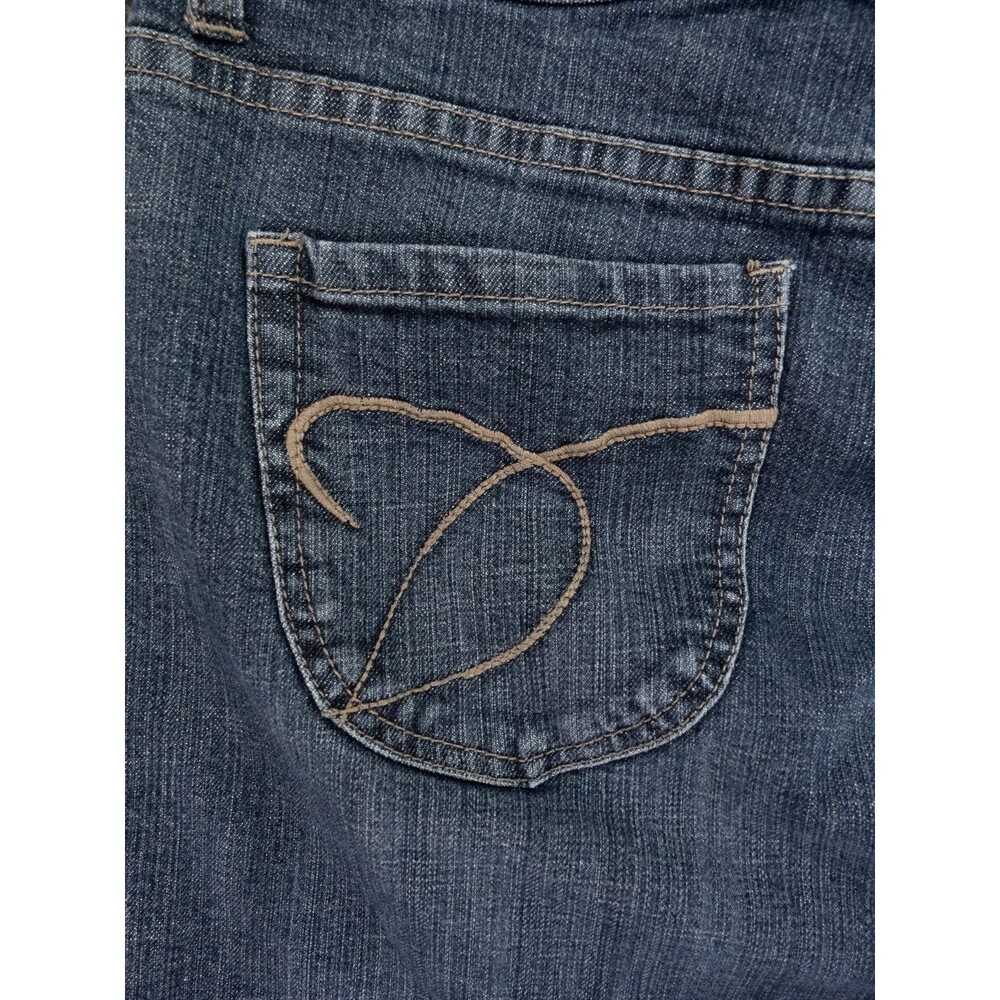 Chico's Jeans Womens 2 (31x30) Blue Straight Platinum Quartz RG Stretch Denim - Picture 12 of 13